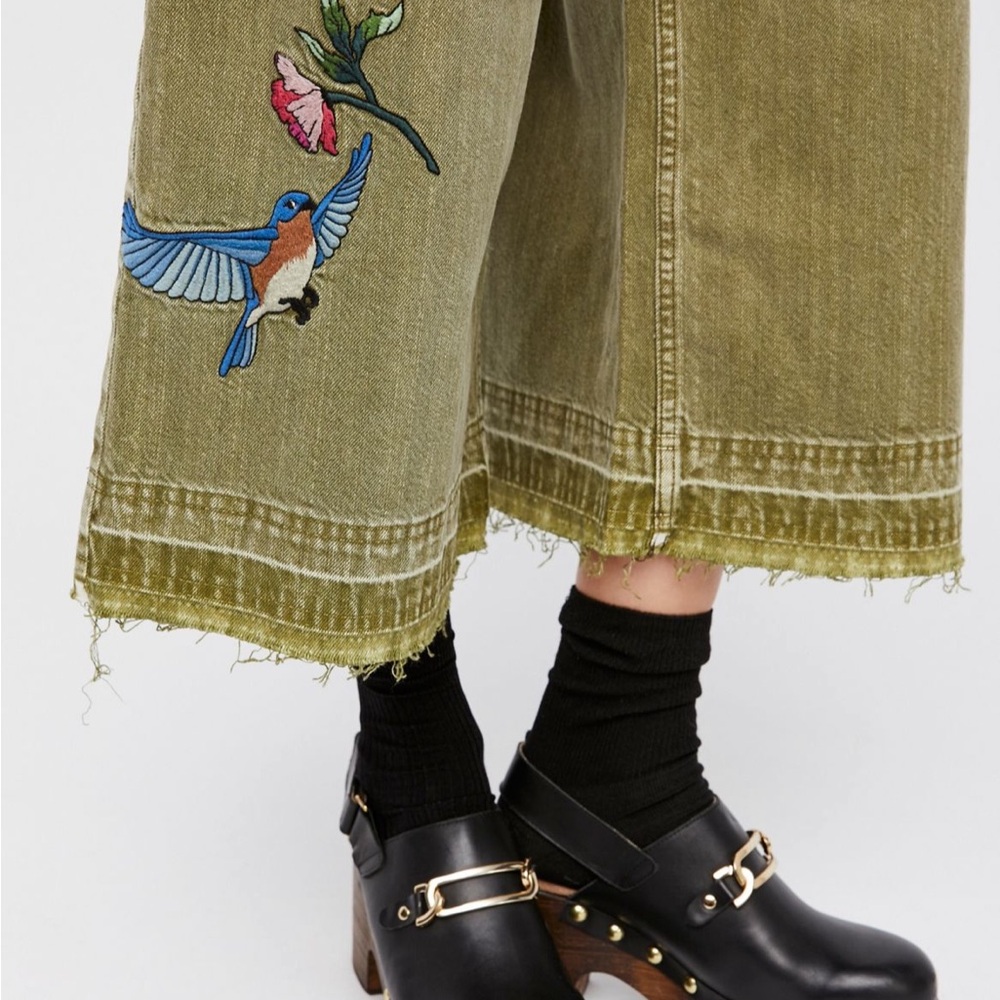 Free People Super Rare Dusk Jeans in Olive Green size 30, very rare in this size - Picture 5 of 11